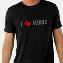 I Texas Music shirt design